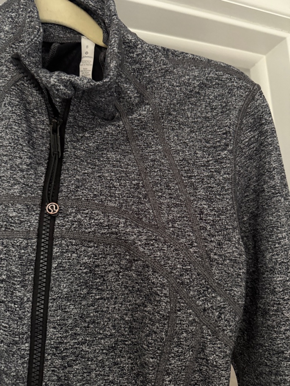 Women's Lululemon Gray Full-Zip Active Jacket - Picture 2 of 3